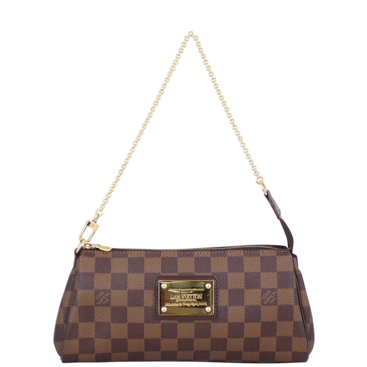 Louis Vuitton Eva Pochette Damier Ebene Front