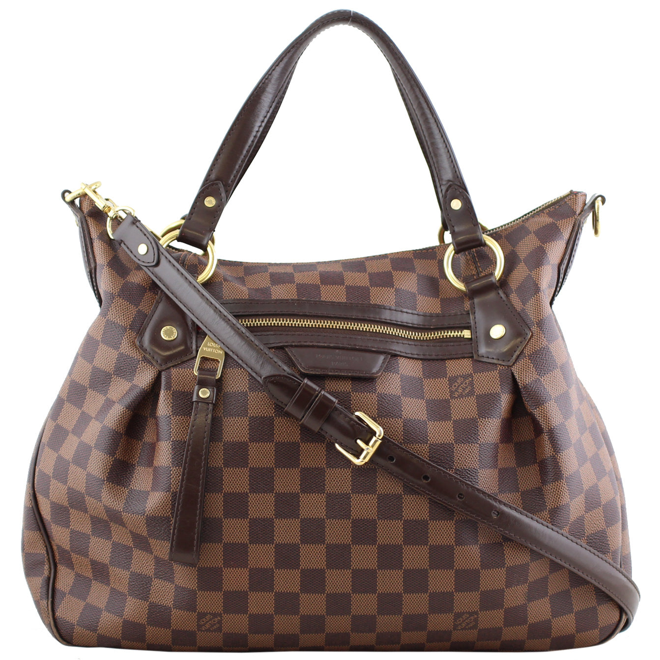 Louis Vuitton Evora MM Damier Ebene Front