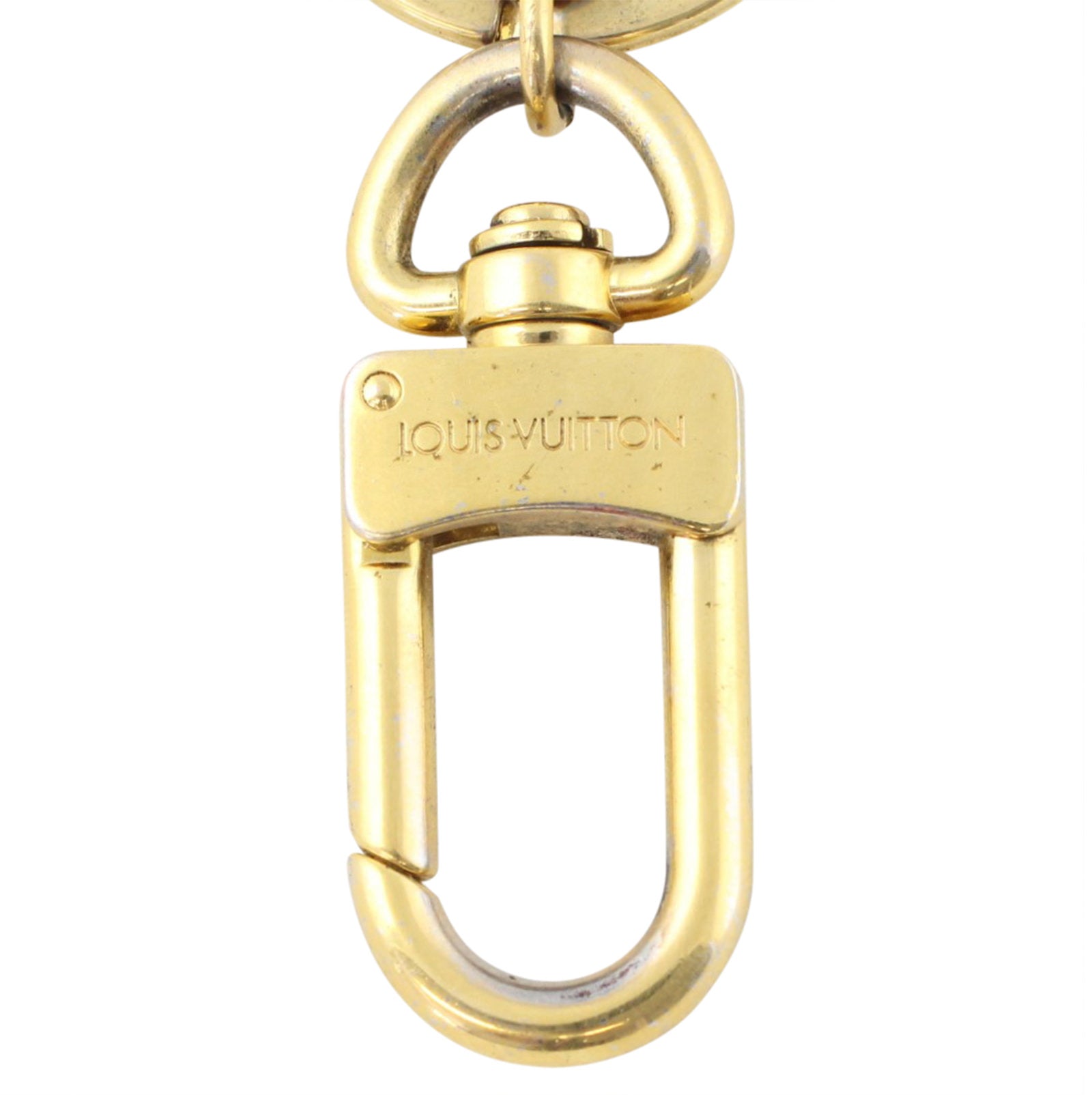 ouis Vuitton Facettes Bag Charm and Key Holder Clip