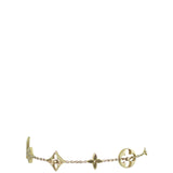 Louis Vuitton Fleur 18k Gold Chain Bracelet Left