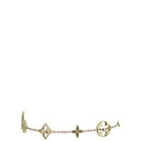 Louis Vuitton Fleur 18k Gold Chain Bracelet Left