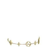 Louis Vuitton Fleur 18k Gold Chain Bracelet Right