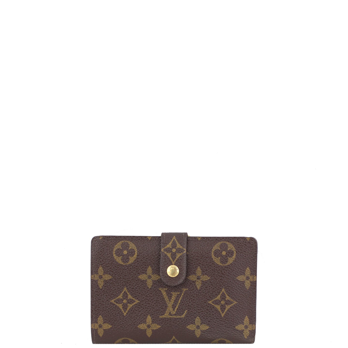 Louis Vuitton French Compact Wallet Monogram Front