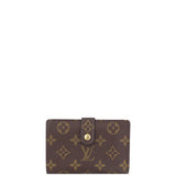 Louis Vuitton French Compact Wallet Monogram Front