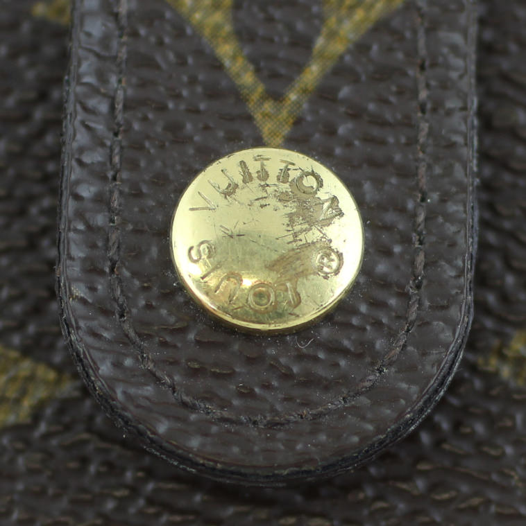 Louis Vuitton French Compact Wallet Monogram Hardware