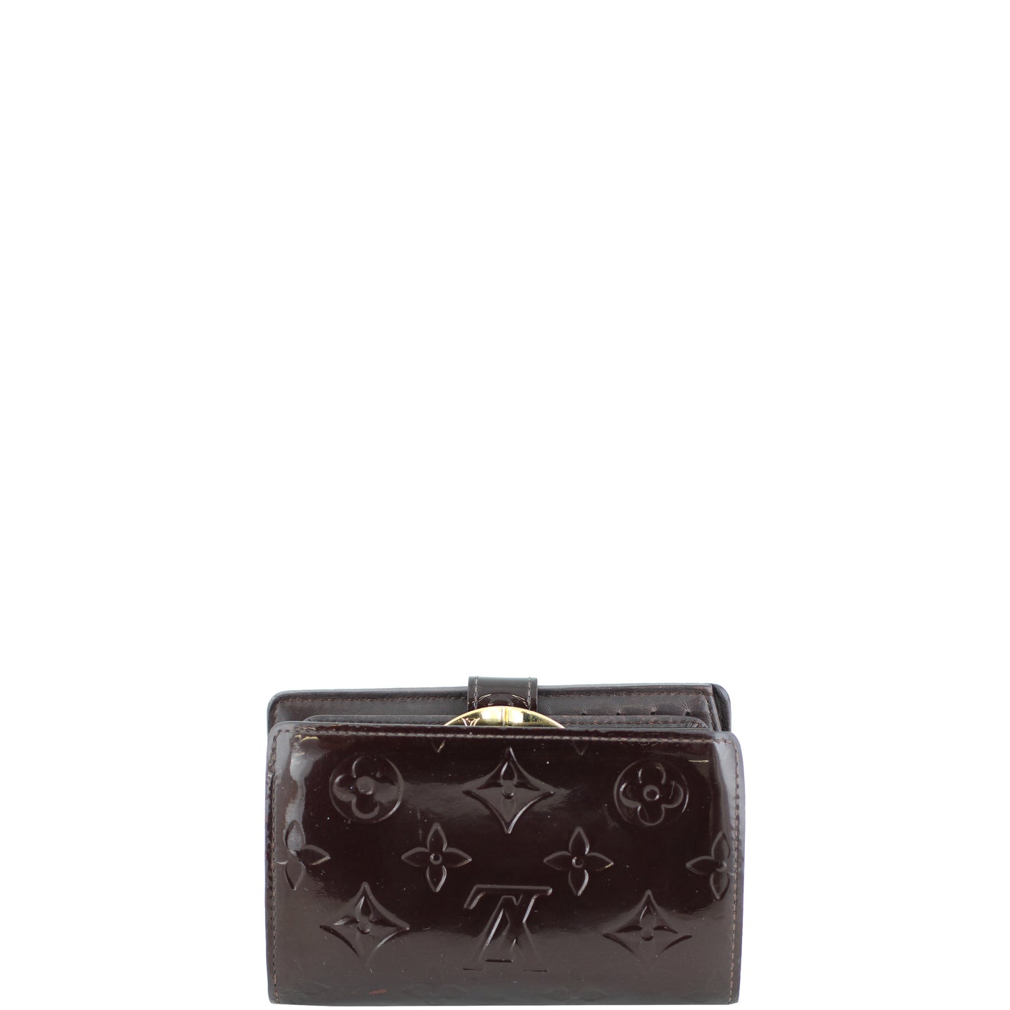 Louis Vuitton French Compact Wallet Monogram Vernis Back