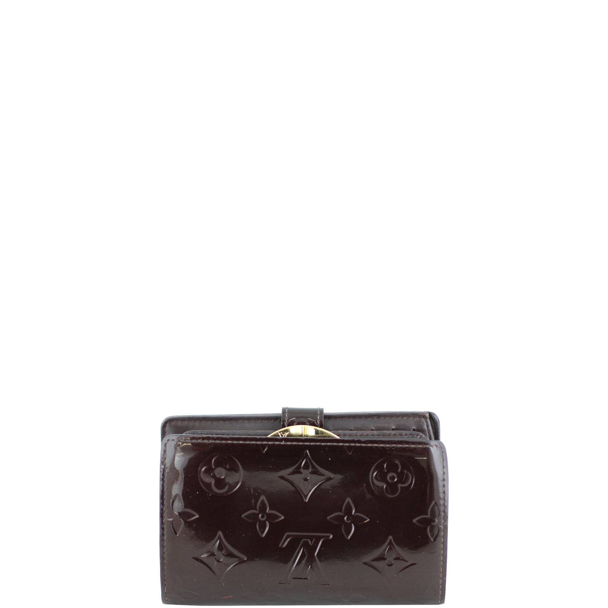 Louis Vuitton French Compact Wallet Monogram Vernis Back