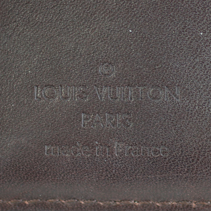 Louis Vuitton French Compact Wallet Monogram Vernis Stamp