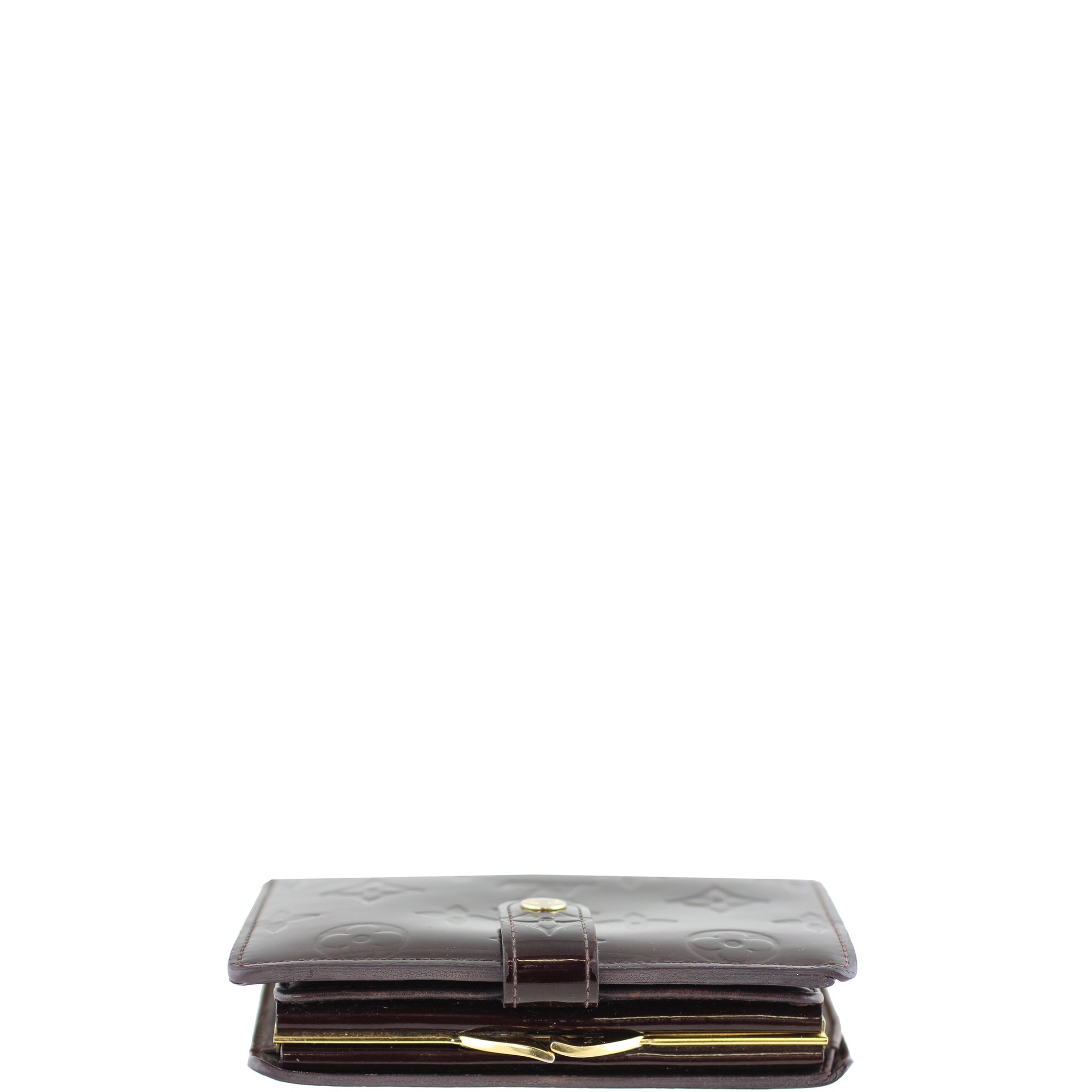 Louis Vuitton French Compact Wallet Monogram Vernis Top