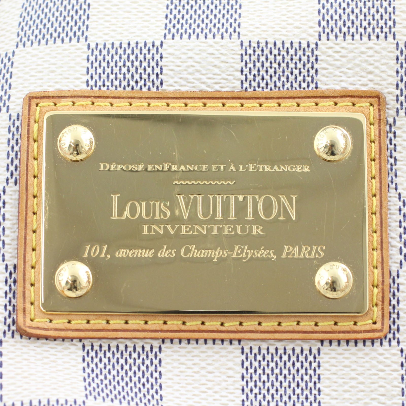 Louis Vuitton Galliera PM Damier Azur Logo
