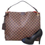 Louis Vuitton Graceful MM Damier Ebene Shoe