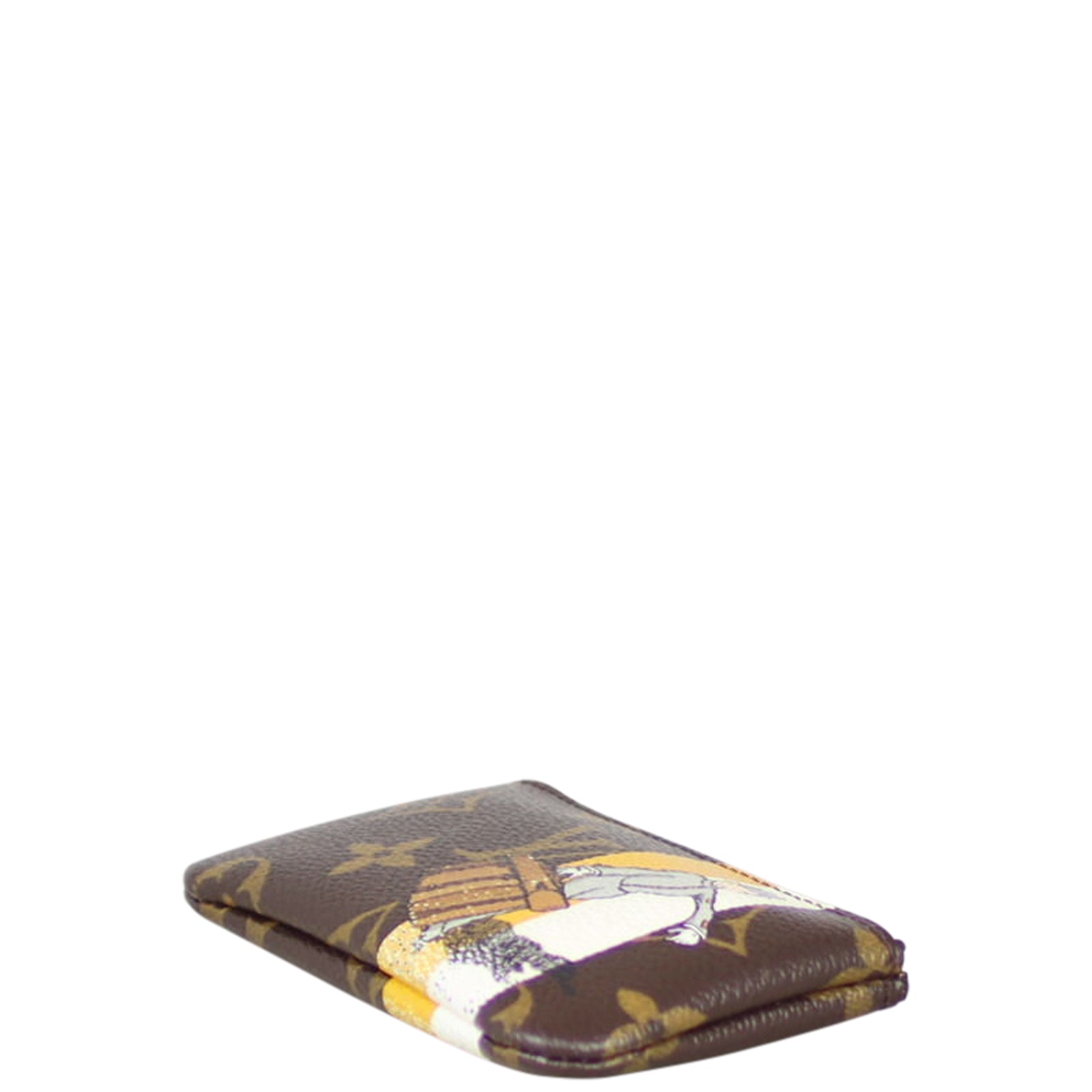 Louis Vuitton Groom Print Key Pouch Monogram Corner