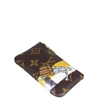Louis Vuitton Groom Print Key Pouch Monogram Corner