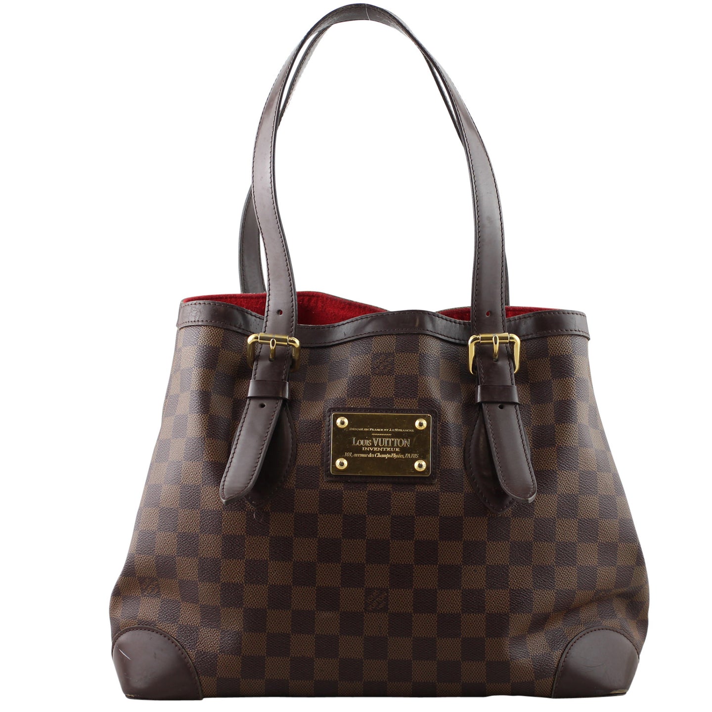 Louis Vuitton Hampstead GM Damier Ebene Front