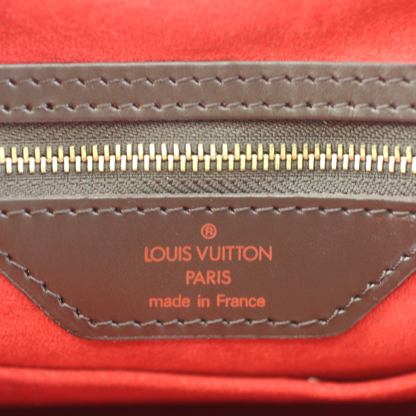 Louis Vuitton Hampstead MM Damier Ebene Stamp
