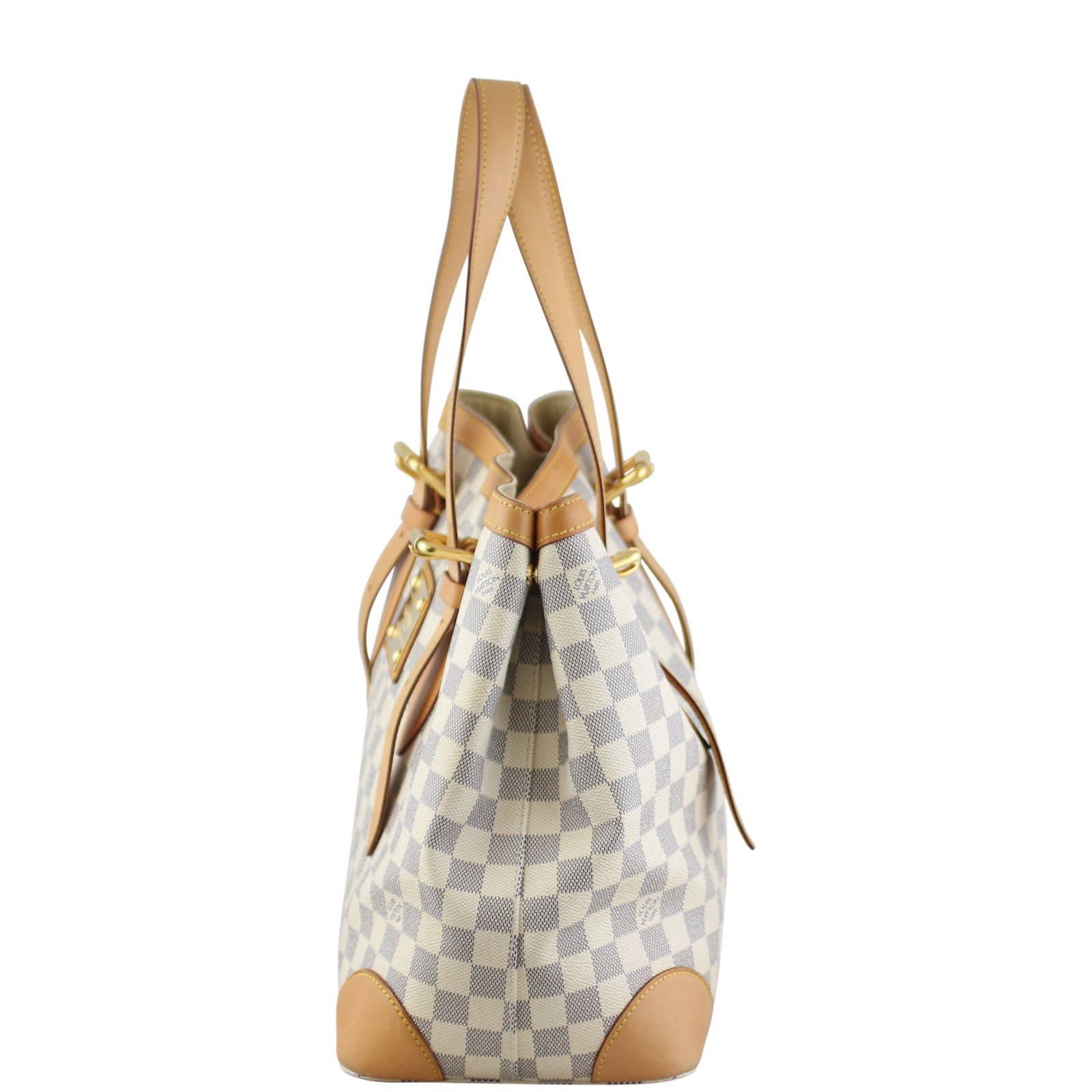 Louis Vuitton Hampstead MM Damier Azur Left