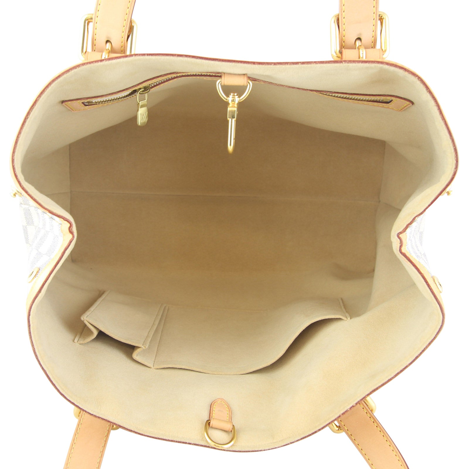 Louis Vuitton Hampstead MM Damier Azur Interior