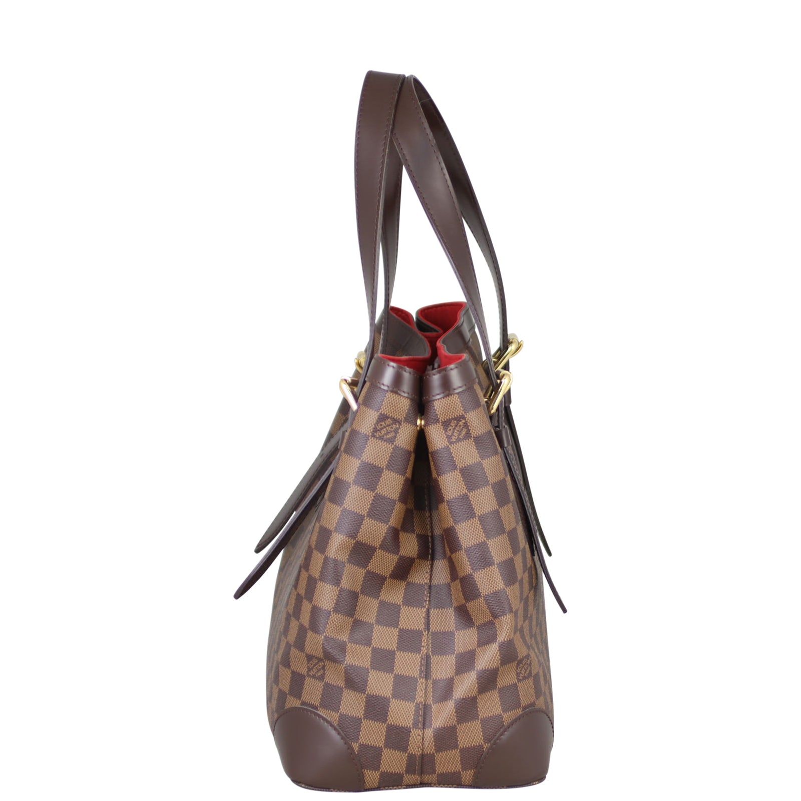 Louis Vuitton Hampstead MM Damier Ebene Side