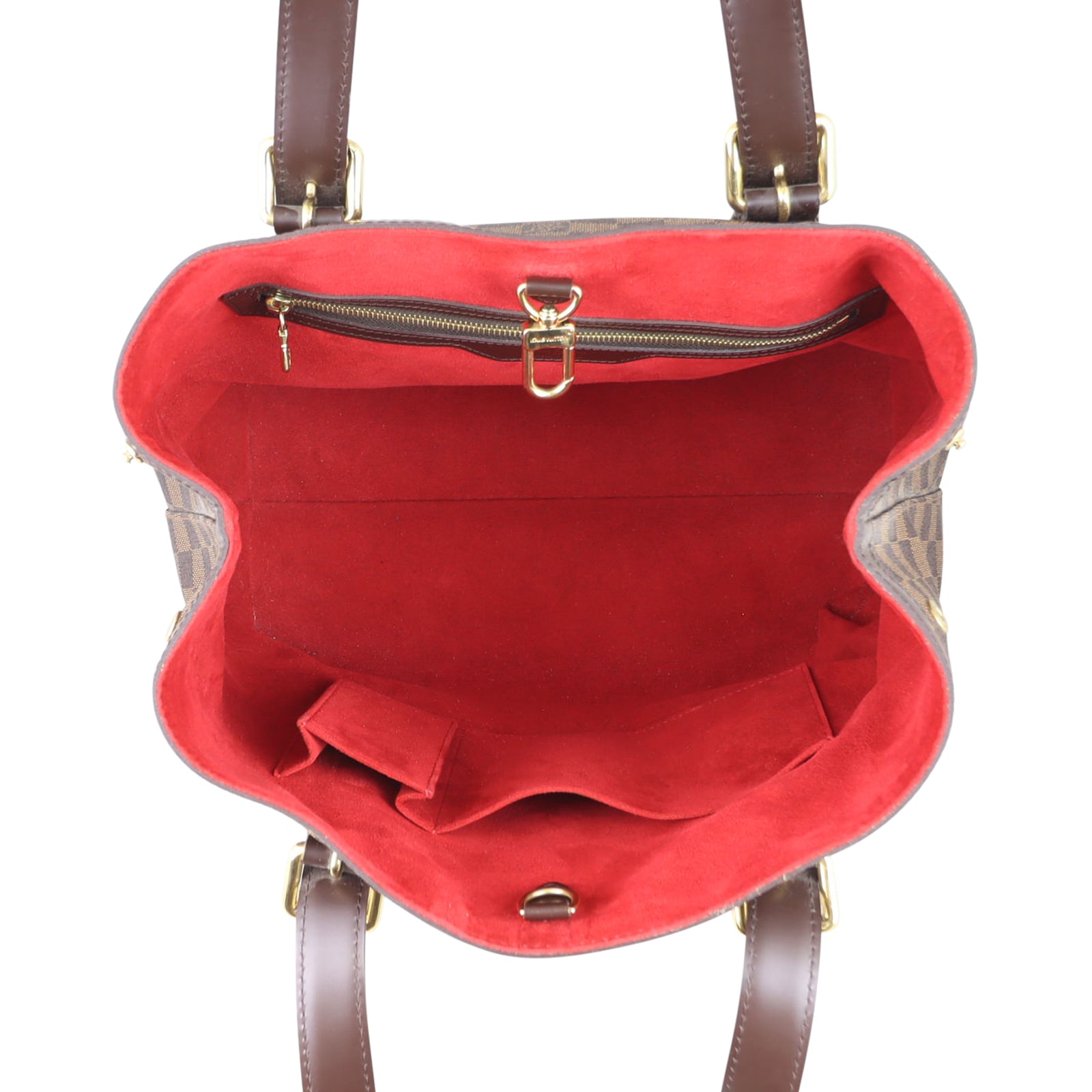 Louis Vuitton Hampstead MM Damier Ebene Whole interior