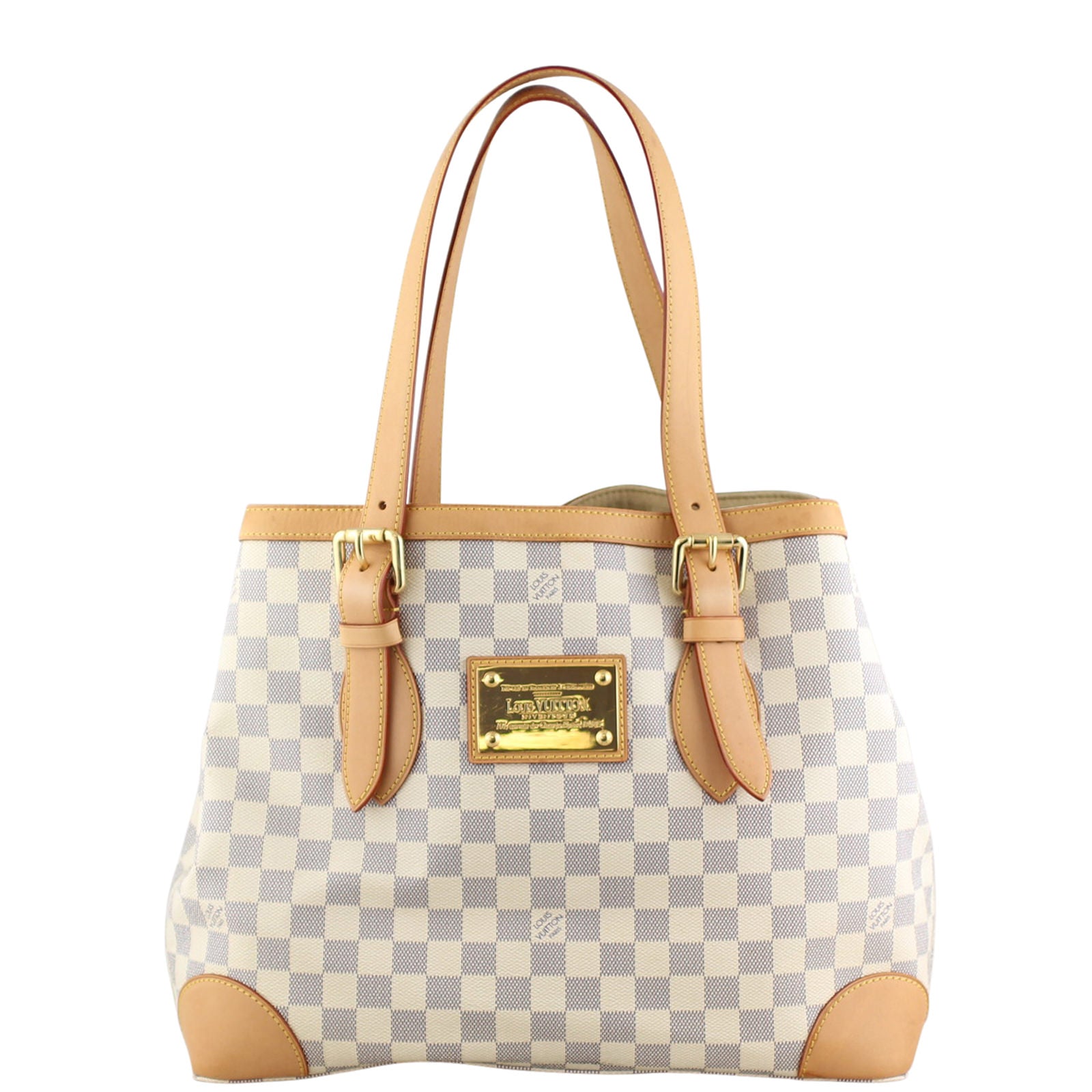 Louis Vuitton Hampstead MM Damier Azur Front