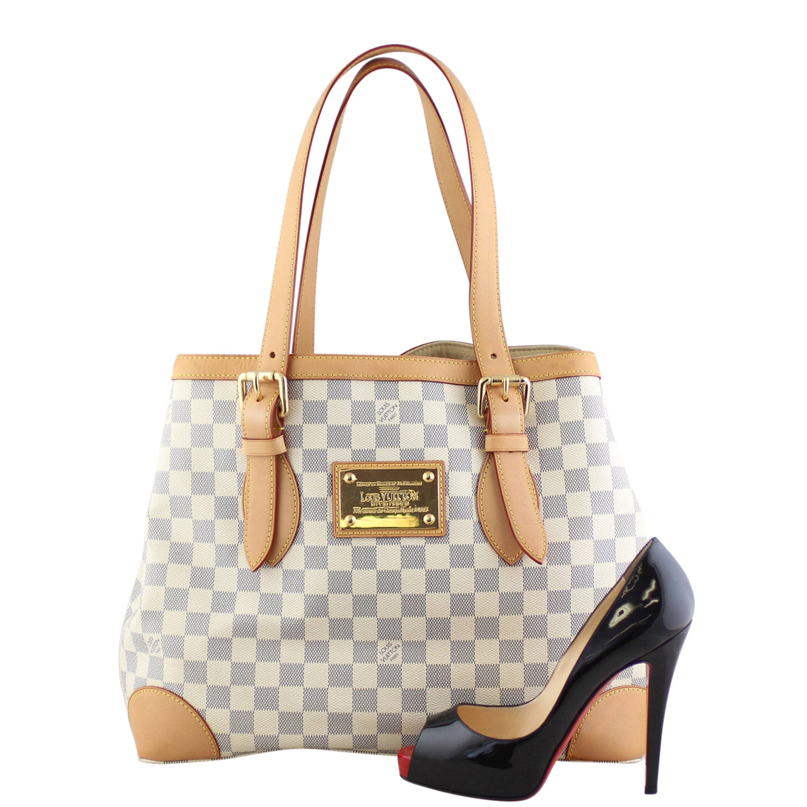 Louis Vuitton Hampstead MM Damier Azur Scale