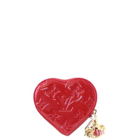 Louis Vuitton Heart Coin Purse Vernis Back