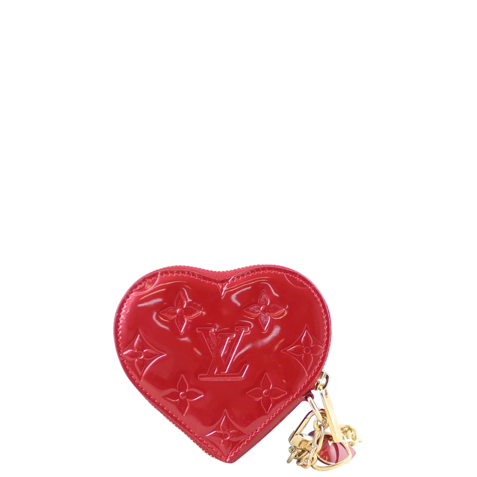 Louis Vuitton Heart Coin Purse Vernis Back