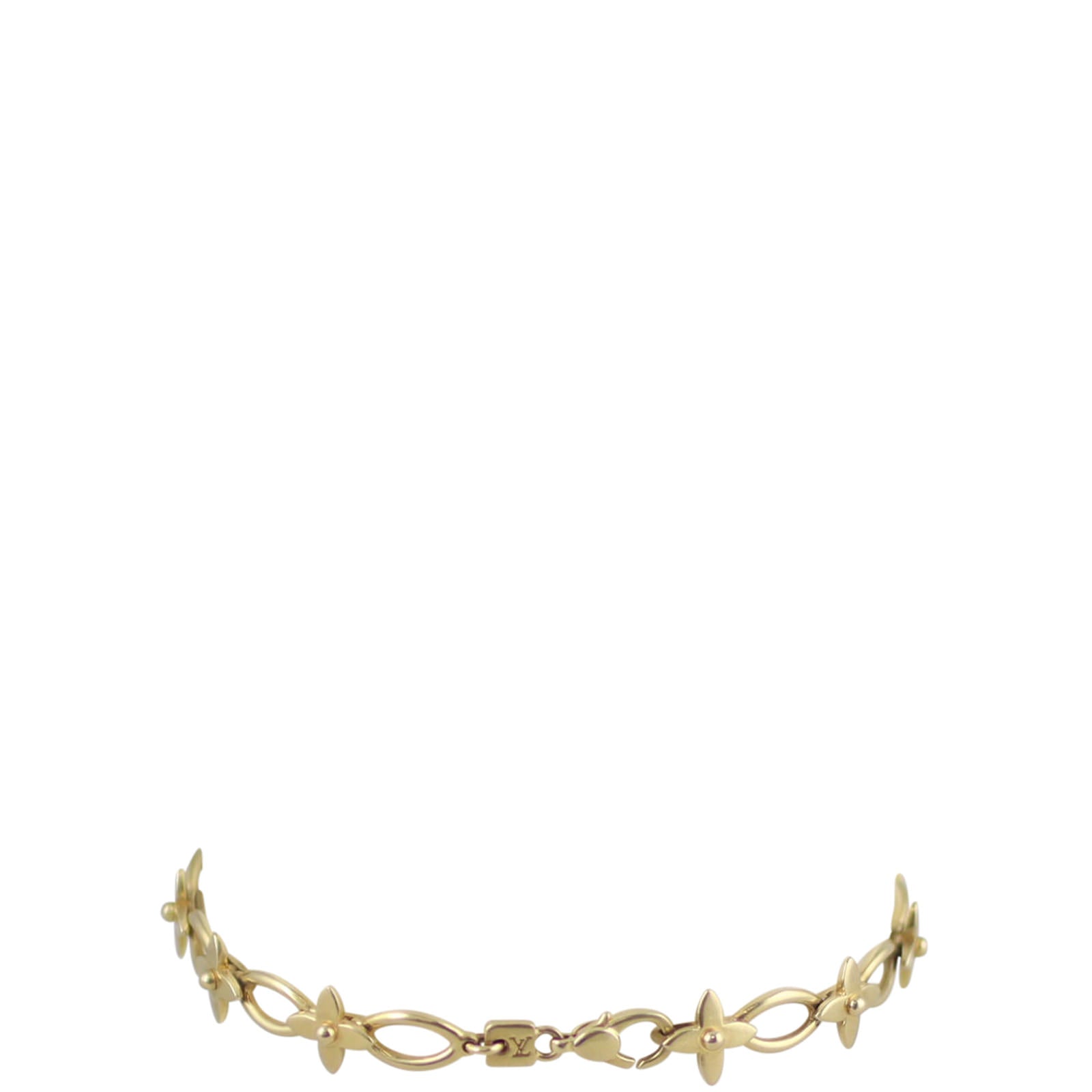 Louis Vuitton Idylle Blossom 18k Gold Chain Bracelet Back
