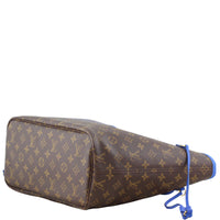 Louis Vuitton Ikat Neverfull MM Monogram Grand Bleu Corner