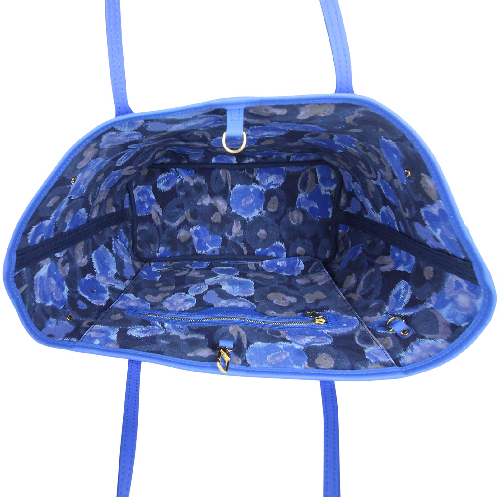 Louis Vuitton Ikat Neverfull MM Monogram Grand Bleu Interior