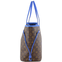 Louis Vuitton Ikat Neverfull MM Monogram Grand Bleu Right