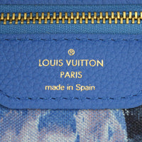 Louis Vuitton Ikat Neverfull MM Monogram Grand Bleu Stamp