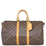 Louis Vuitton Keepall 45 Bandouliere Monogram Front