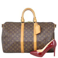 Louis Vuitton Keepall 45 Bandouliere Monogram Shoe