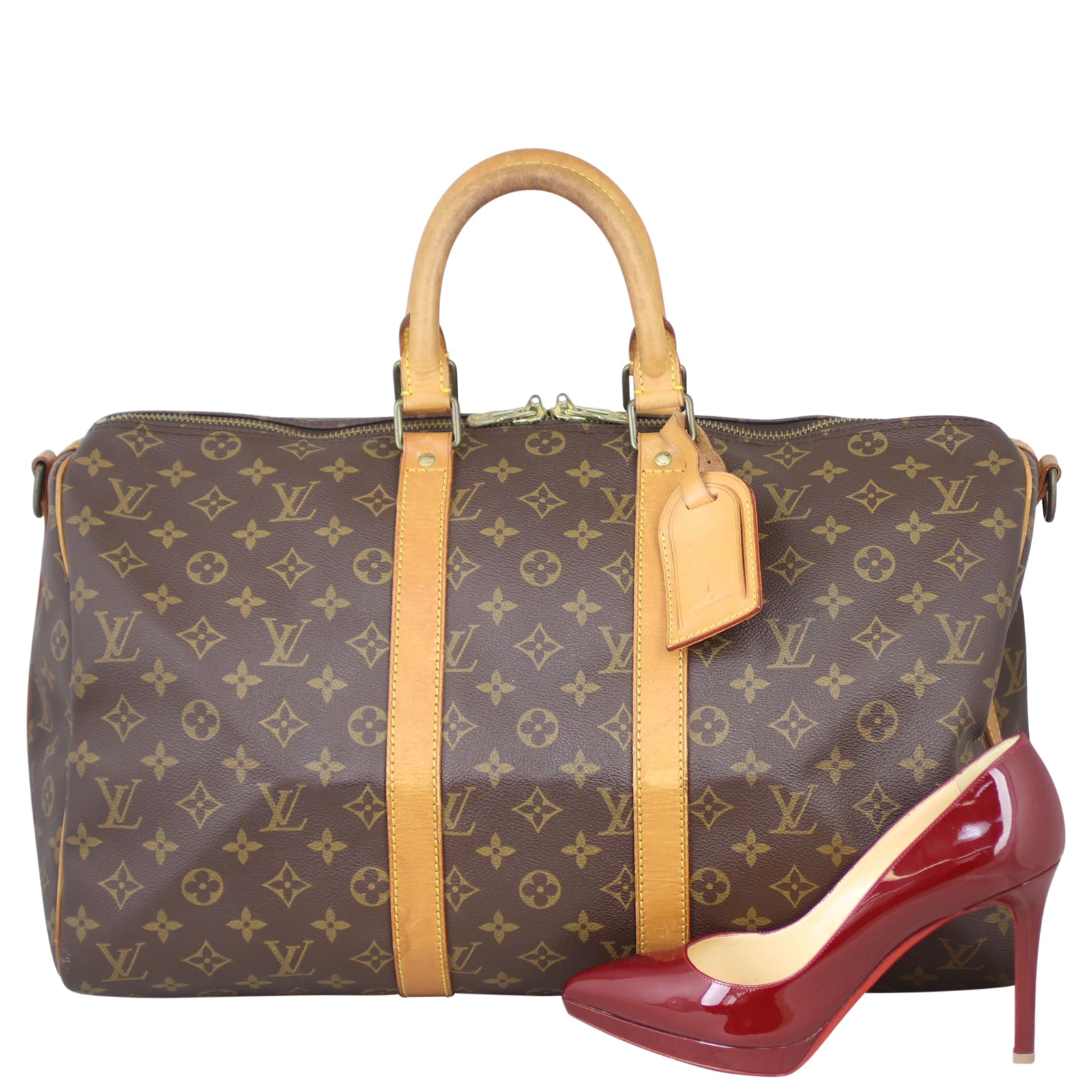 Louis Vuitton Keepall 45 Bandouliere Monogram Shoe