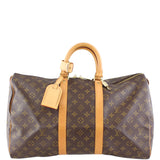 Louis Vuitton Keepall 45 Monogram Front