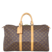 Louis Vuitton Keepall 45 Monogram Front