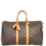 Louis Vuitton Keepall 45 Monogram Front