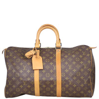 Louis Vuitton Keepall 45 Monogram Front