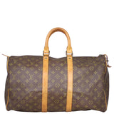Louis Vuitton Keepall 45 Monogram Front