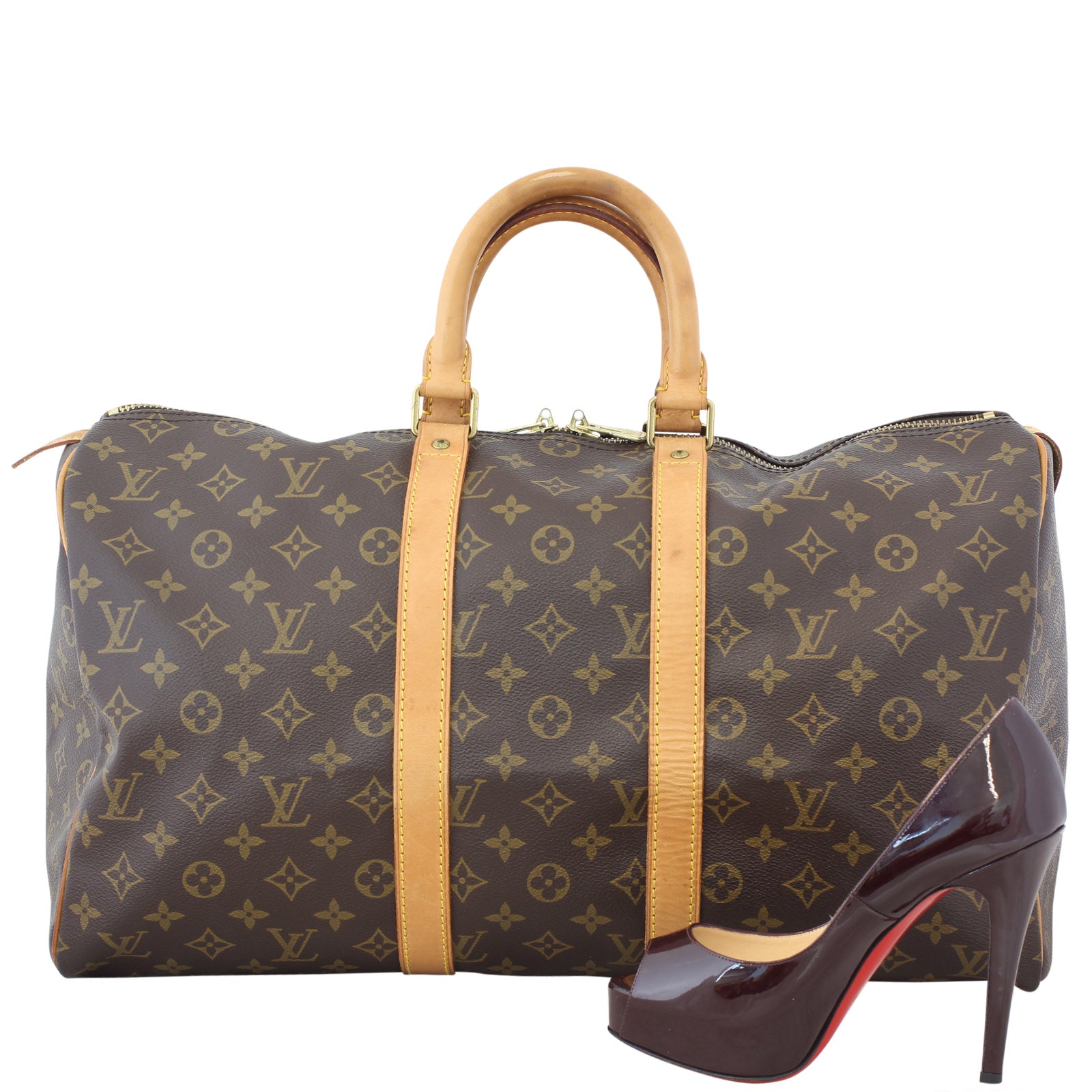 Louis Vuitton Keepall 45 Monogram Scale