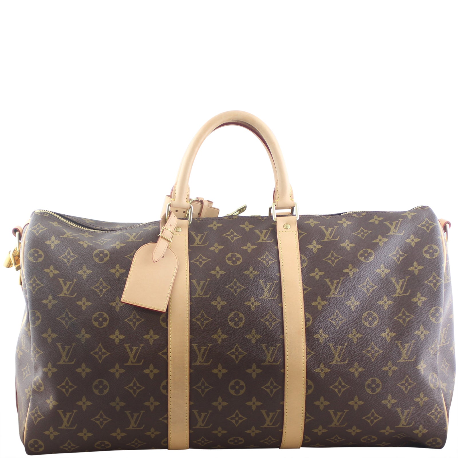 Louis Vuitton Keepall 50 Bandouliere Monogram Front