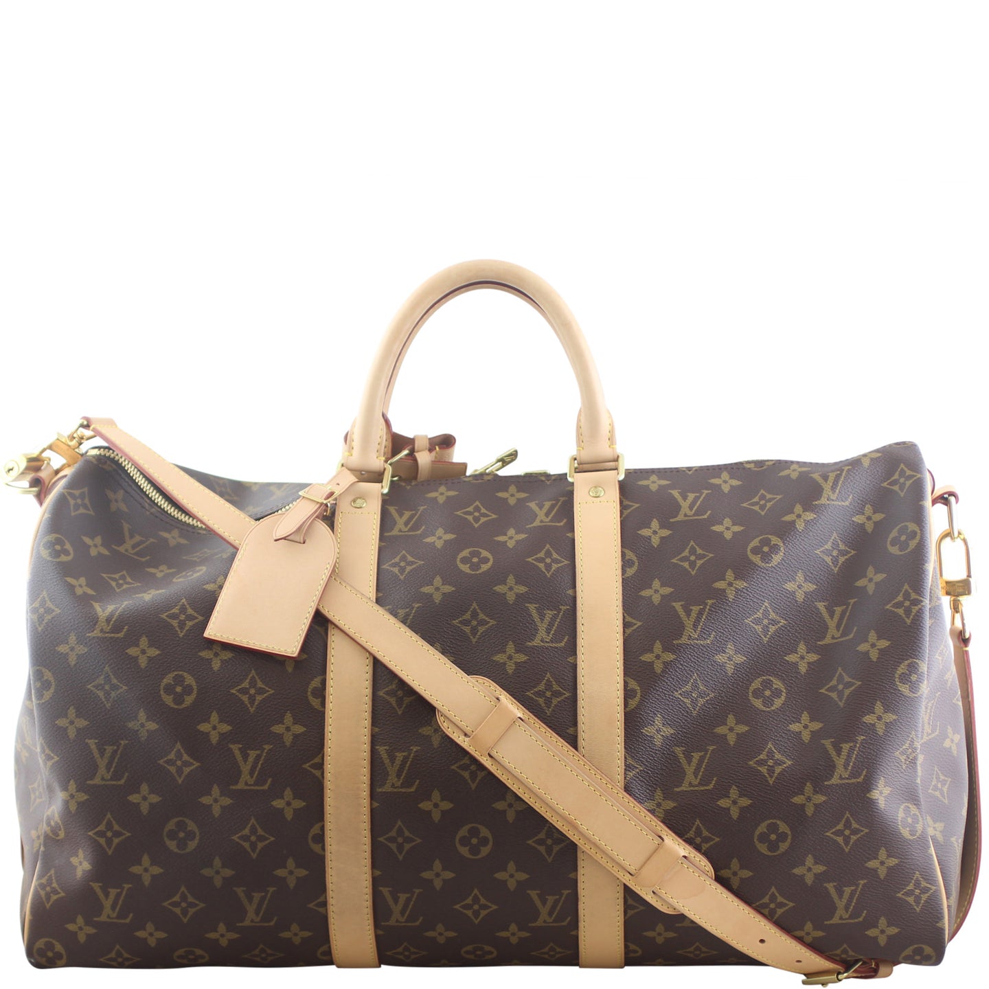 Louis Vuitton Keepall 50 Bandouliere Monogram Front