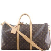Louis Vuitton Keepall 50 Bandouliere Monogram Front