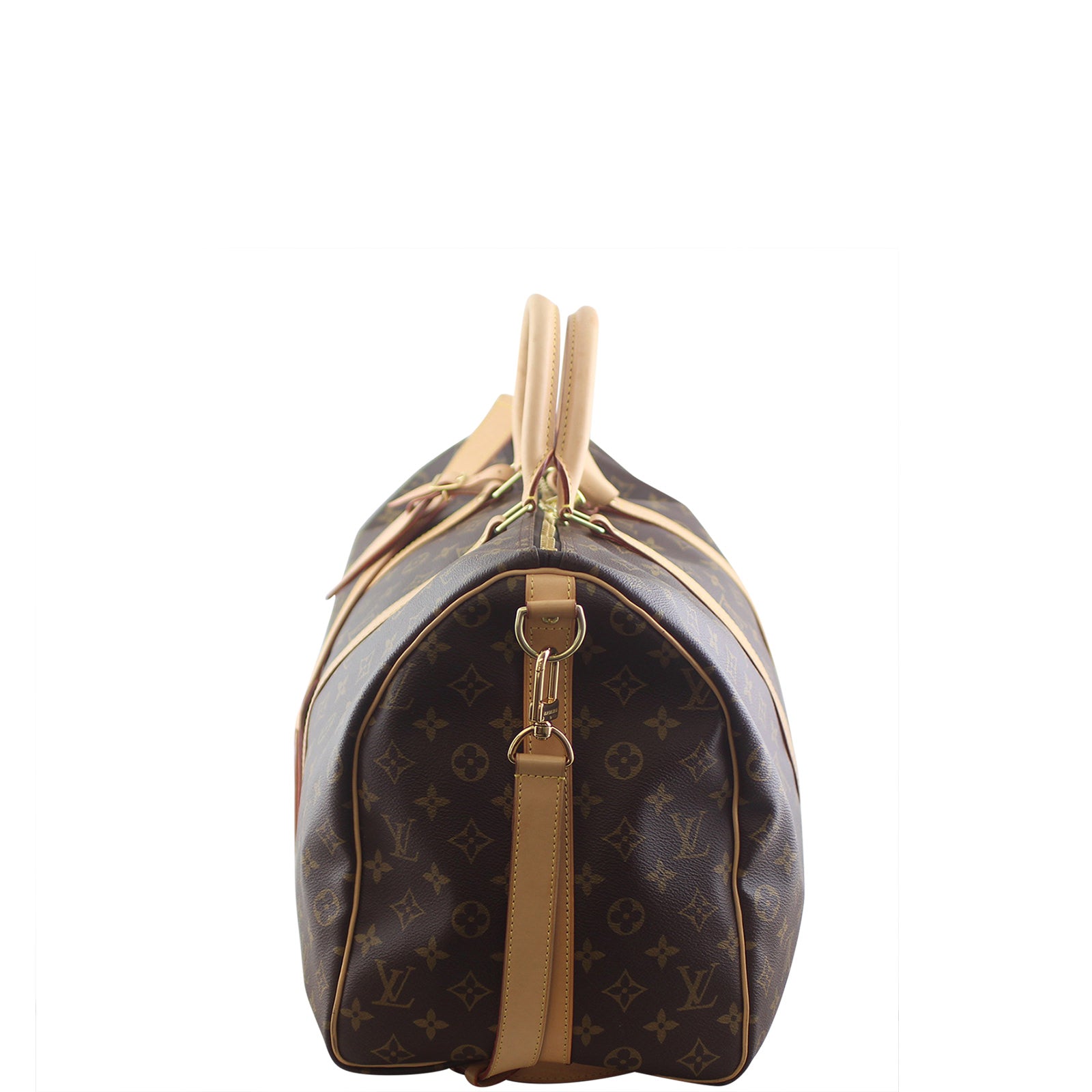 Louis Vuitton Keepall 50 Bandouliere Monogram Left