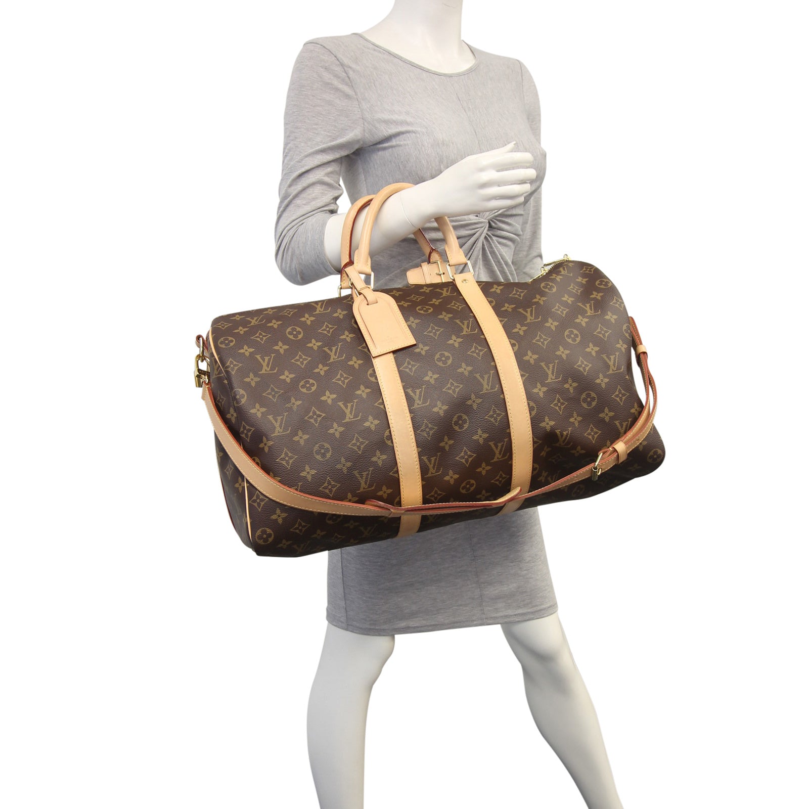 Louis Vuitton Keepall 50 Bandouliere Monogram Mannequin