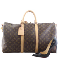 Louis Vuitton Keepall 50 Bandouliere Monogram Scale