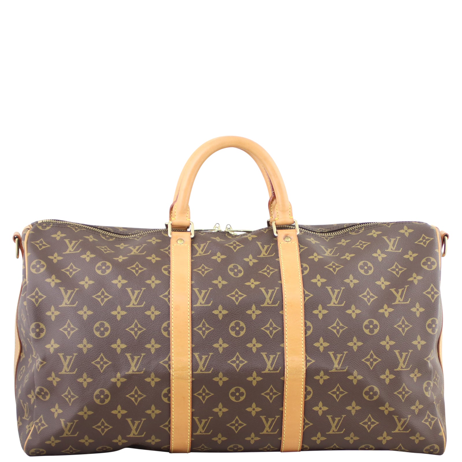 Louis Vuitton Keepall 50 Bandouliere Monogram Front