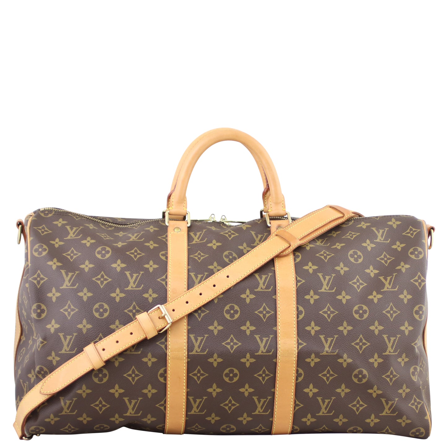 Louis Vuitton Keepall 50 Bandouliere Monogram Front
