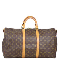 Louis Vuitton Keepall 50 Bandouliere Monogram Front